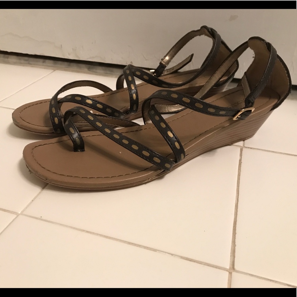 Dexter Brown Strappy Sandals